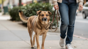 Dog commands list for loose leash walking practice