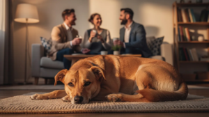 Dog commands list for calm place training at home
