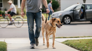 How to stop a dog from barking on neighborhood walks