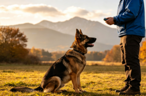 Puppy training schedule by age with dog trainer
