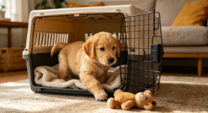 Crate training a puppy schedule for daily routines