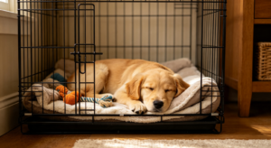 Crate training a puppy schedule for potty breaks