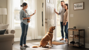 How to stop dog from jumping on guests at home